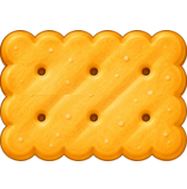 Rectangular biscuit
